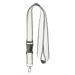 Abnehmbares, satiniertes Polyester-Lanyard zum Sublimieren farbe dunkelgrau siebte Ansicht