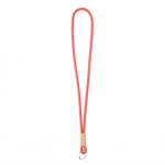 Individuell gefertigtes tubulares Polyester Lanyard mit Bambusdetail farbe rot siebte Ansicht