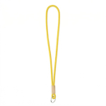 Individuell gefertigtes tubulares Polyester Lanyard mit Bambusdetail farbe gelb siebte Ansicht