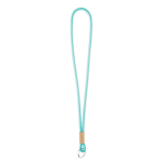 Individuell gefertigtes tubulares Polyester Lanyard mit Bambusdetail