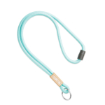 Individuell gefertigtes tubulares Polyester Lanyard mit Bambusdetail