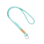 Individuell gefertigtes tubulares Polyester Lanyard mit Bambusdetail
