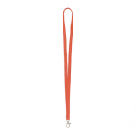 Individuell gefertigtes Polyester Lanyard mit wählbarem Karabiner farbe rot siebte Ansicht