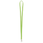 Individuell gefertigtes Polyester Lanyard mit wählbarem Karabiner farbe apfelgrün siebte Ansicht
