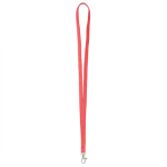 Individuell gefertigtes Polyester Lanyard mit wählbarem Karabiner farbe dunkelrot siebte Ansicht