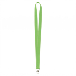 Polyester-Lanyard mit reflektierenden Fäden am Rand farbe apfelgrün siebte Ansicht