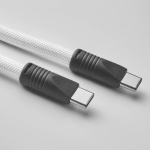 Verstellbares Lanyard für Mobilgeräte mit Typ-C-Ladekabel farbe weiß fünfte Ansicht