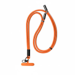 Verstellbares Lanyard für Mobilgeräte mit Typ-C-Ladekabel farbe orange siebte Ansicht