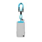 Kurzes Lanyard für Mobilgeräte mit Typ-C-Ladekabel farbe cyan-blau