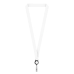 Polyester-Lanyard mit ausziehbarem Kartenhalter farbe schwarz siebte Ansicht