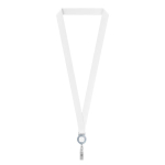 Polyester-Lanyard mit ausziehbarem Kartenhalter farbe grau siebte Ansicht