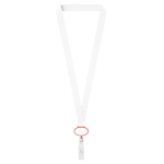 Polyester-Lanyard mit ausziehbarem Kartenhalter farbe rot siebte Ansicht