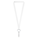 Polyester-Lanyard mit ausziehbarem Kartenhalter farbe grau siebte Ansicht