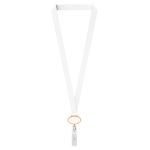Polyester-Lanyard mit ausziehbarem Kartenhalter farbe orange siebte Ansicht