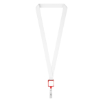Polyester-Kartenlanyard zum Sublimieren farbe rot siebte Ansicht