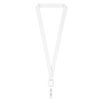 Polyester-Kartenlanyard zum Sublimieren farbe weiß siebte Ansicht