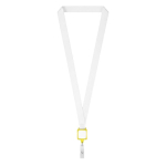 Polyester-Kartenlanyard zum Sublimieren farbe gelb siebte Ansicht