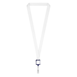 Polyester-Kartenlanyard zum Sublimieren farbe marineblau siebte Ansicht