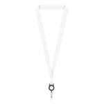 Polyester-Lanyard zum Sublimieren mit Kartenhalter farbe schwarz siebte Ansicht