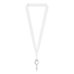 Polyester-Lanyard zum Sublimieren mit Kartenhalter farbe grau siebte Ansicht