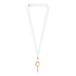 Polyester-Lanyard zum Sublimieren mit Kartenhalter farbe orange siebte Ansicht