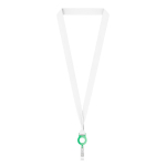 Polyester-Lanyard zum Sublimieren mit Kartenhalter farbe flaschengrün siebte Ansicht
