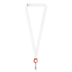 Individuell gefertigtes Kartenhalter Lanyard aus RPET zur Sublimation farbe rot siebte Ansicht