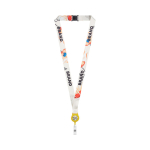Individuell gefertigtes Kartenhalter Lanyard aus RPET zur Sublimation farbe gelb