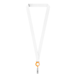 Individuell gefertigtes Kartenhalter Lanyard aus RPET zur Sublimation farbe orange siebte Ansicht