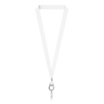 Individuell gefertigtes Kartenhalter Lanyard aus RPET mit Metalldetail farbe grau siebte Ansicht
