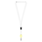 Abnehmbares Lanyard zum Sublimieren mit Kartenhalter farbe gelb siebte Ansicht