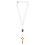 Abnehmbares Lanyard zum Sublimieren mit Kartenhalter farbe orange siebte Ansicht