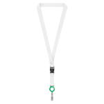 Abnehmbares Lanyard zum Sublimieren mit Kartenhalter farbe flaschengrün siebte Ansicht