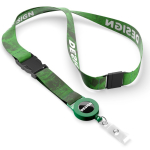 Abnehmbares Lanyard zum Sublimieren mit Kartenhalter farbe flaschengrün