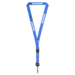 Abnehmbares Lanyard zum Sublimieren mit Kartenhalter farbe ultramarinblau