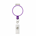 Individuell gefertigter runder Kartenhalter, ausziehbar, ⌀ 2.8 farbe violett siebte Ansicht