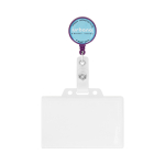Individuell gefertigter runder Kartenhalter, ausziehbar, ⌀ 2.8 farbe violett