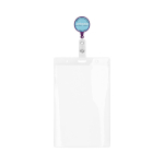 Individuell gefertigter runder Kartenhalter, ausziehbar, ⌀ 2.8 farbe violett
