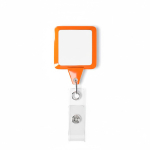Individuell gefertigter quadratischer Kartenhalter, ausziehbar farbe orange siebte Ansicht