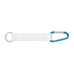 Polyester-Schlüsselband mit Karabiner zum Sublimieren farbe blau siebte Ansicht