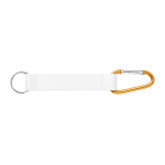 Polyester-Schlüsselband mit Karabiner zum Sublimieren farbe orange siebte Ansicht