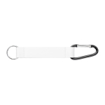 RPET-Schlüsselband mit Karabiner zum Sublimieren farbe schwarz siebte Ansicht