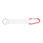 RPET-Schlüsselband mit Karabiner zum Sublimieren farbe rot siebte Ansicht