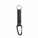 Individuell gefertigter Schlüsselanhänger mit Karabiner farbe schwarz siebte Ansicht