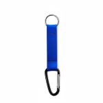 Individuell gefertigter Schlüsselanhänger mit Karabiner farbe köngisblau siebte Ansicht
