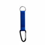 Individuell gefertigter Schlüsselanhänger mit Karabiner farbe ultramarinblau siebte Ansicht