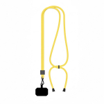 Individuell gefertigtes verstellbares Polyester Lanyard für das Handy farbe gelb siebte Ansicht