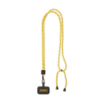Individuell gefertigtes verstellbares Polyester Lanyard für das Handy farbe gelb