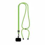 Individuell gefertigtes verstellbares Polyester Lanyard für das Handy farbe apfelgrün siebte Ansicht