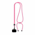 Individuell gefertigtes verstellbares Polyester Lanyard für das Handy farbe pink siebte Ansicht